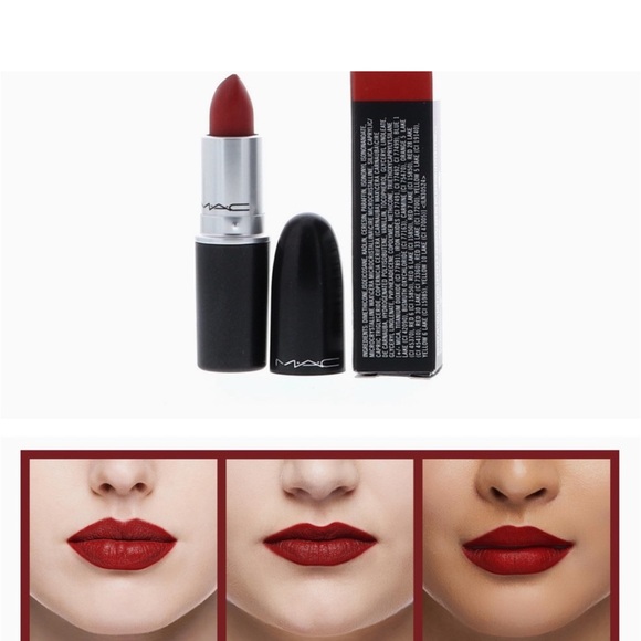 💄💋 MAC Retro Matte Lipstick in Ruby Woo (Vivid Blue-Red) Full Size. Brand new! - Picture 10 of 15